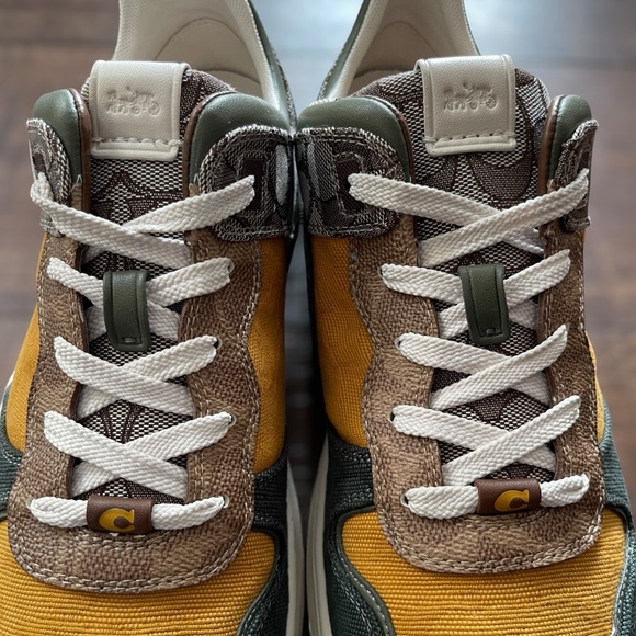COACH C201 Mixed Signature 3 Sneakers• Size 10D • Men • This Color is Deadstock - Picture 7 of 16